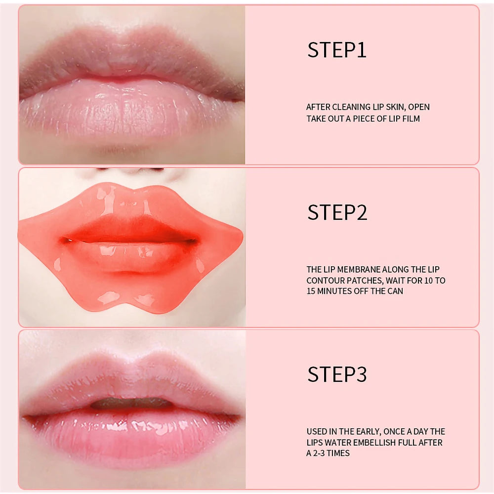 Cherry Vitamin Lip Mask Mositurizing Skin Improve Dry Remove Dead Skin Lip Patches Brighten Colors Skin Care Patches for Lip