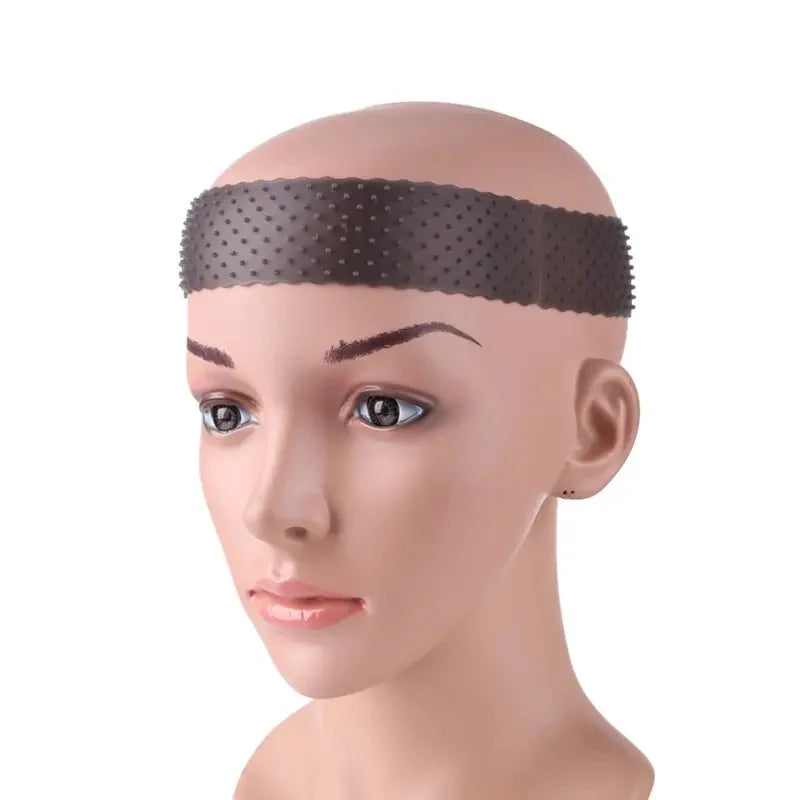 1 piece per package silicone elastic wig grip headband sport yoga sweatproof non slip silicone headband