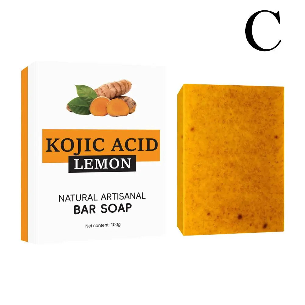 Turmeric Soap Face Cleansing Anti Acne Whitening Skin Lightening Face Remove Pimples Lightening Ginger Handmade Soap