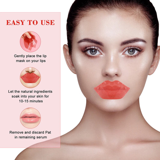 Cherry Vitamin Lip Mask Mositurizing Skin Improve Dry Remove Dead Skin Lip Patches Brighten Colors Skin Care Patches for Lip