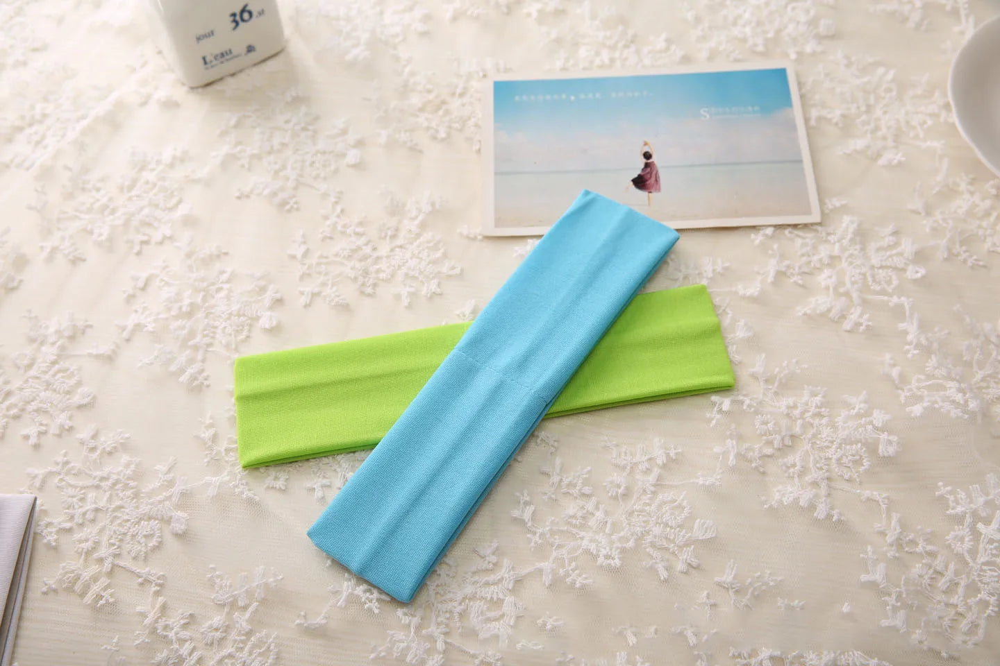 Stretchy Sports Yoga Hair Bands Solid Color Tennis Elastic Headbands Fitness Yoga Headwear for Women Hair Accessories Wholesale