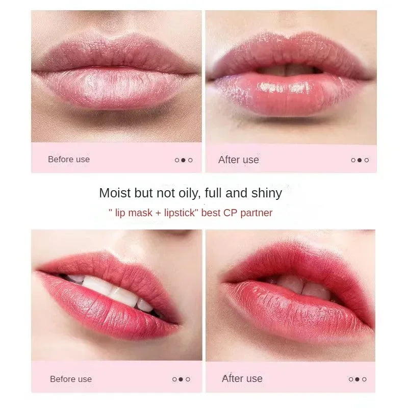 20g South Korea Lip Sleep Mask Night Sleep Maintenance Moisturizing Lip Gloss Bleach Cream Nourishing Lip Care Strawberry