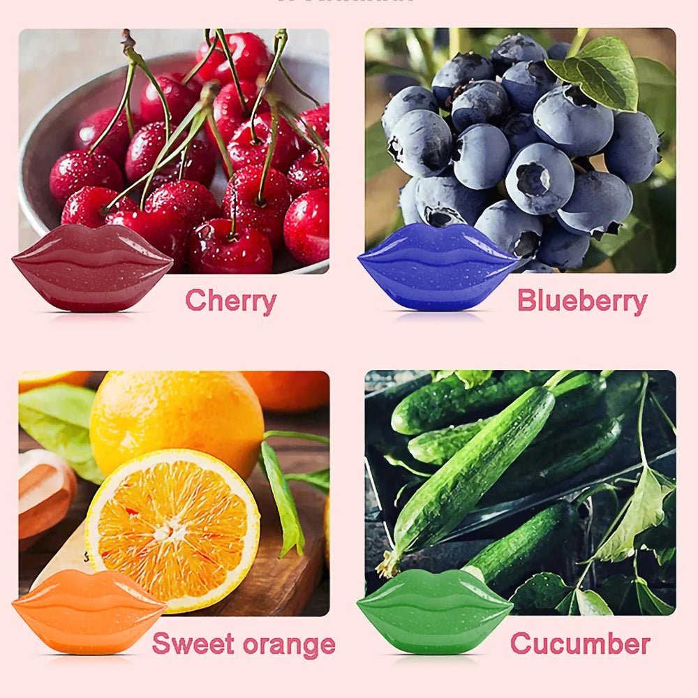 Cherry Vitamin Lip Mask Mositurizing Skin Improve Dry Remove Dead Skin Lip Patches Brighten Colors Skin Care Patches for Lip